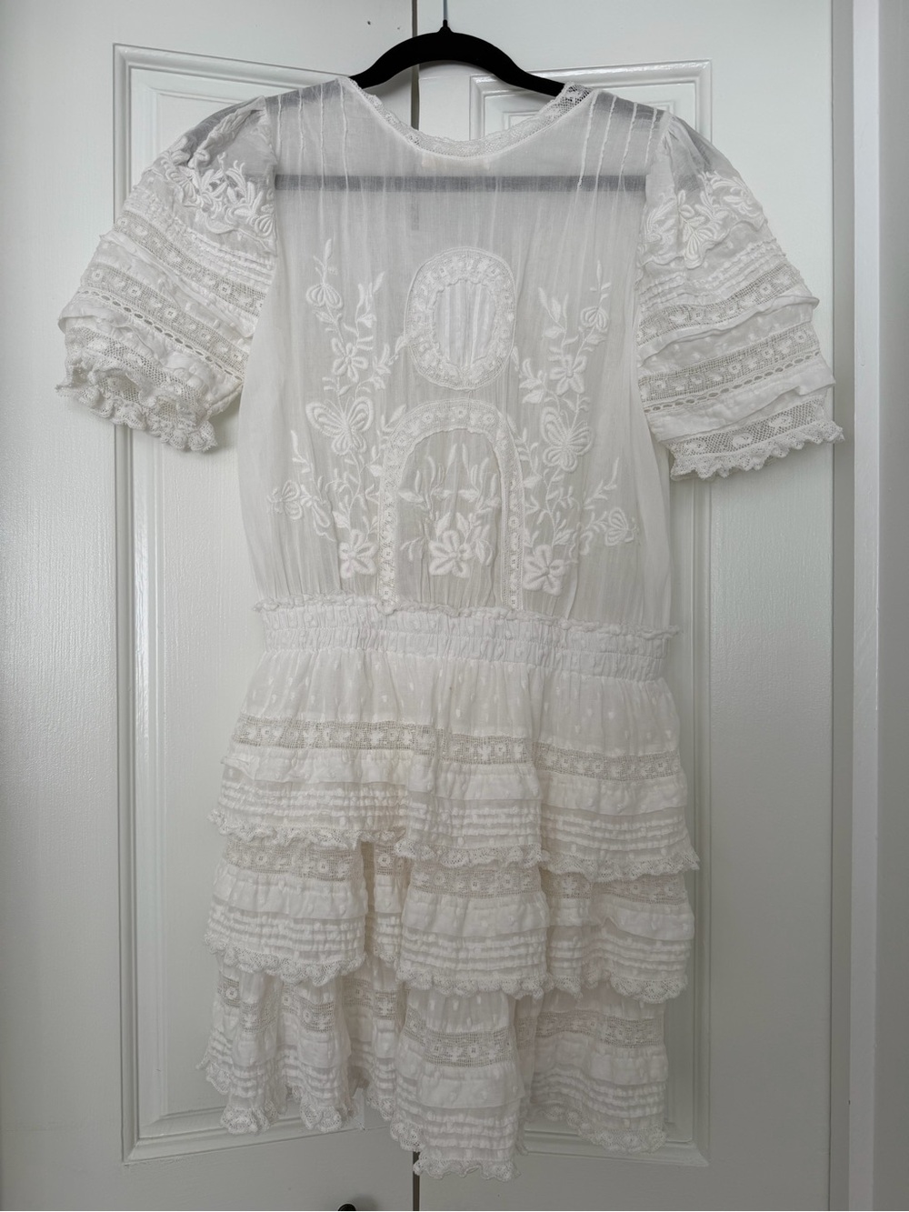 LoveShackFancy white Quincy dress Medium - Picture 4 of 7